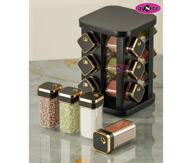 12 Jars Spice Rack ZD 1570 6